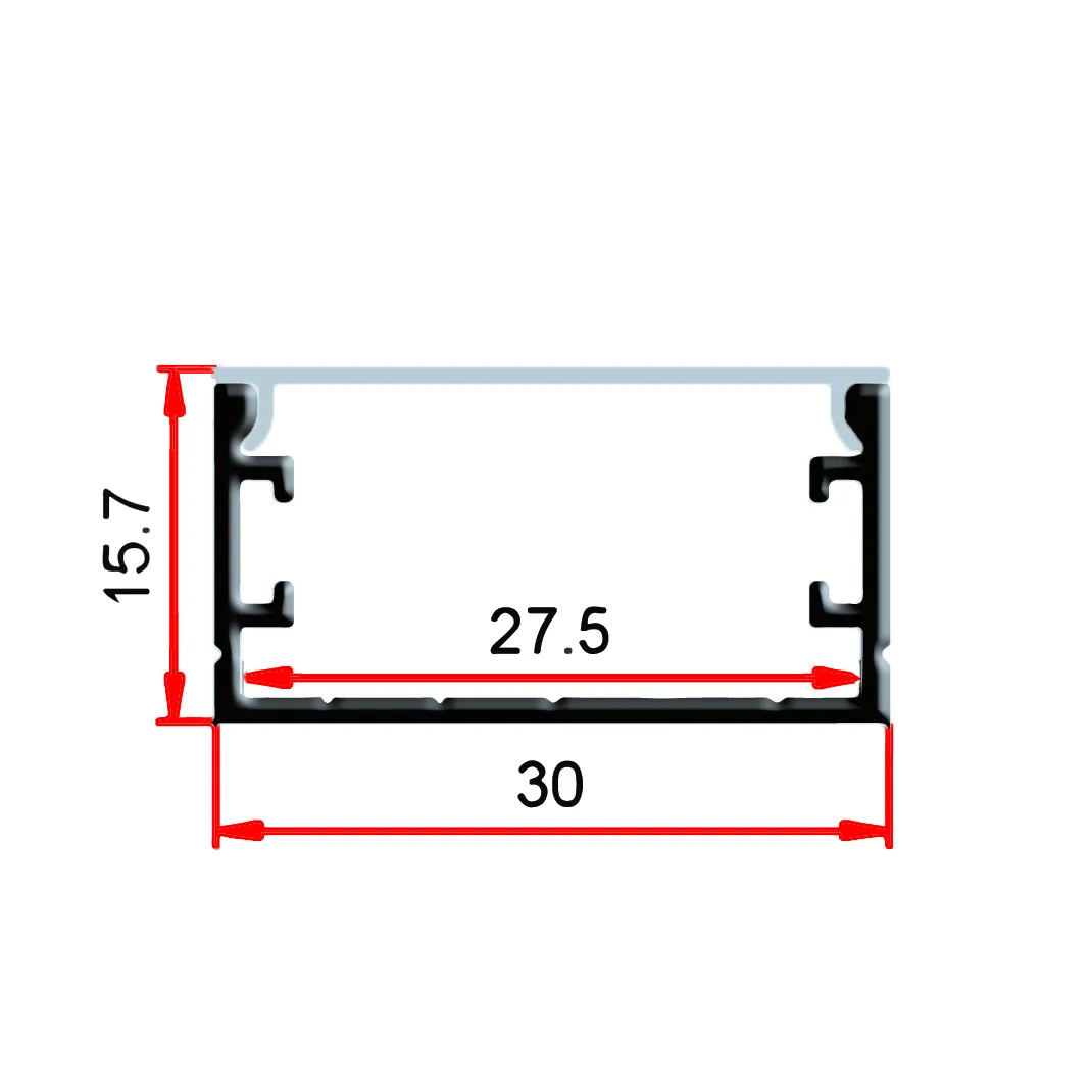 Aluminum Channel - MOSS-ALQ-3015 - White