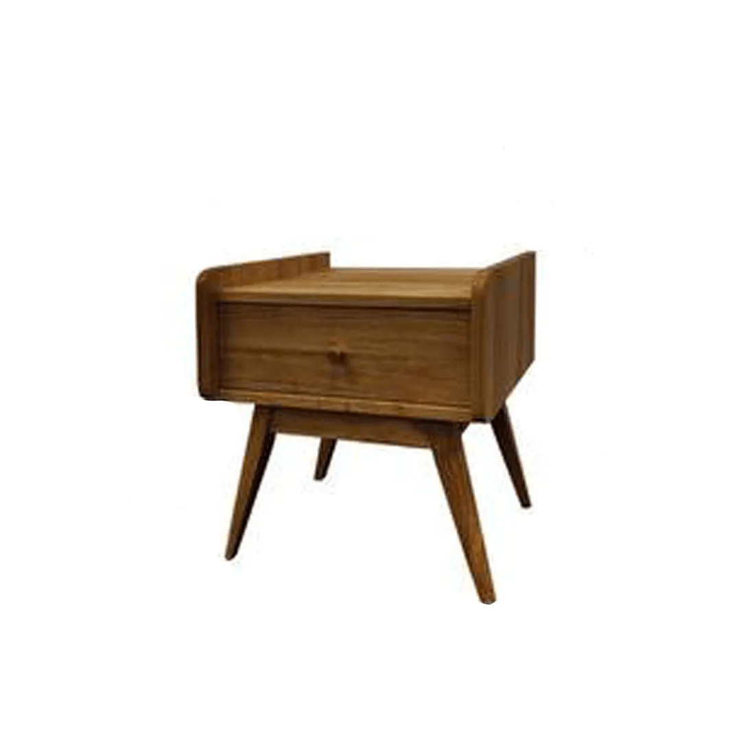 Birger Wooden Bedside Table