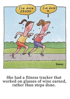 Birthday Humour - Humour Factory Fitness Tracker