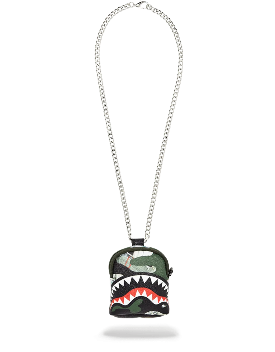 CAMO MONEY SHARK BACKPACK CHAIN