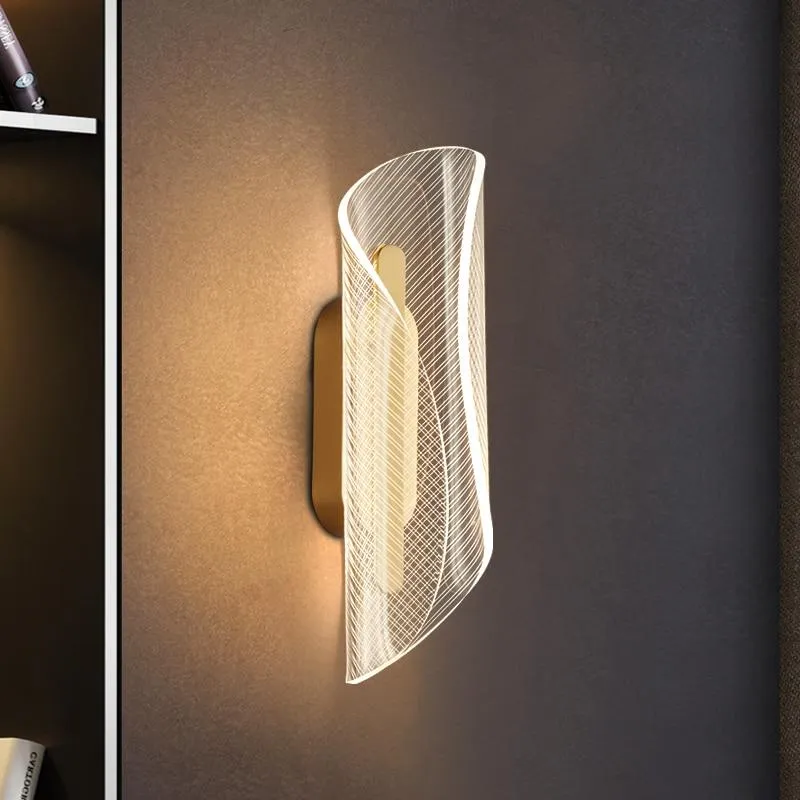 Diaphanous Leaf Wall Light