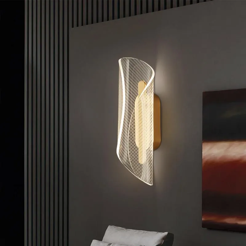 Diaphanous Leaf Wall Light