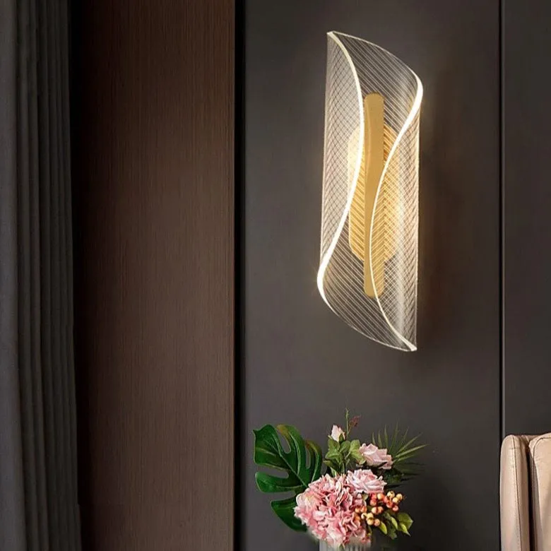 Diaphanous Leaf Wall Light