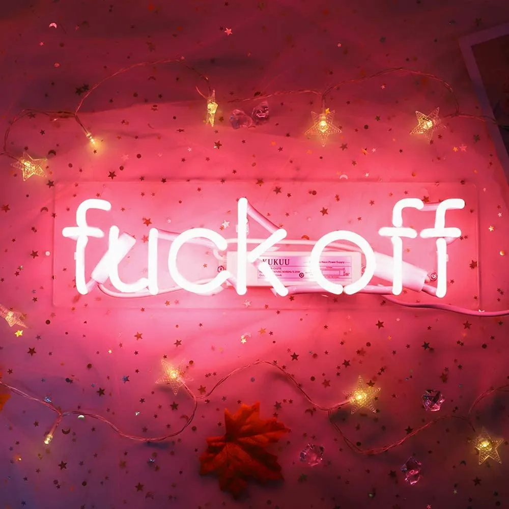 F*ck Off Neon Sign