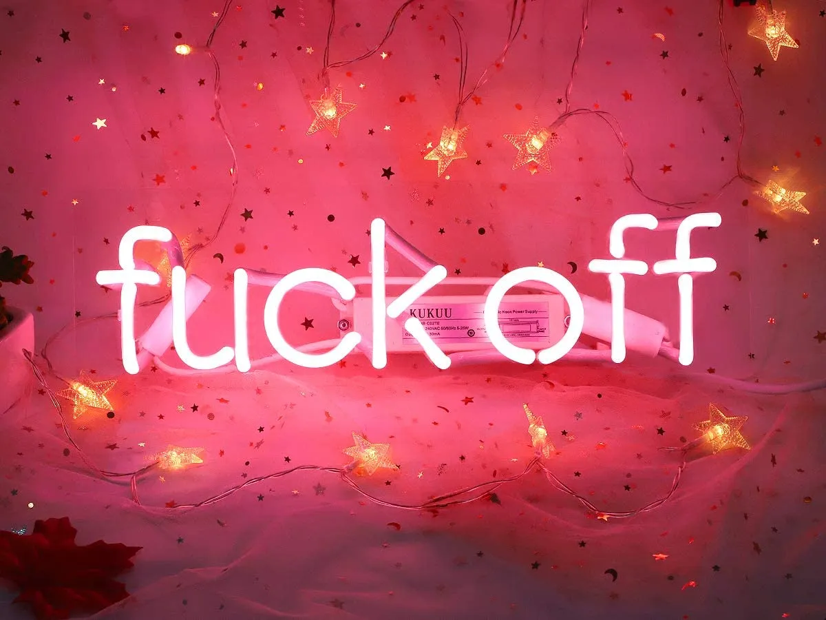 F*ck Off Neon Sign