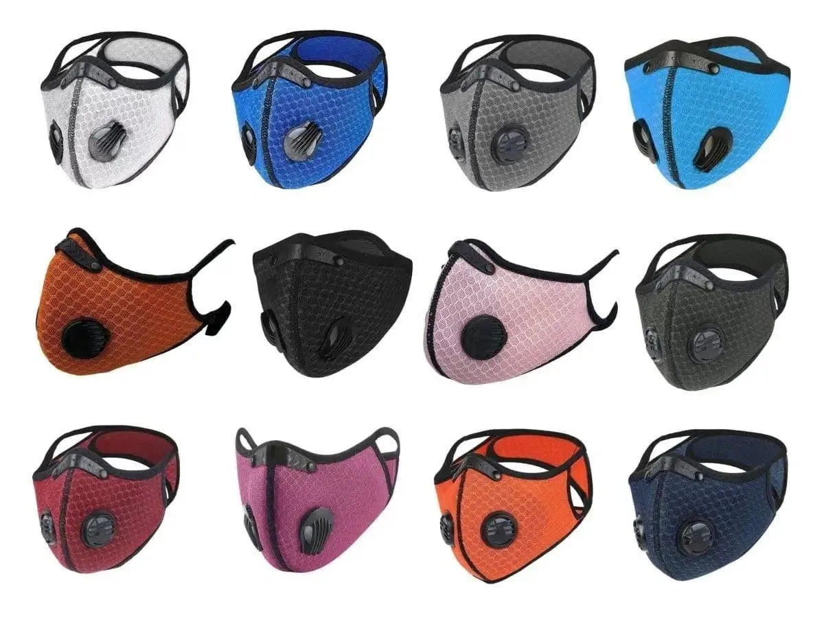 FuturePPE Mesh Sports Mask with 5-Layer Carbon Activated Filter