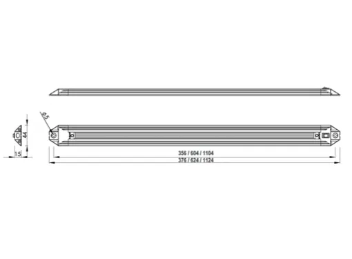 Labcraft Nebula LED Striplight with Switch, Cool White 12V - 6W