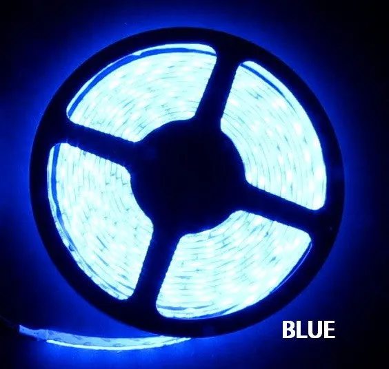 NovaBright 3528SMD  Blue Super Bright Flexible LED Light  Strip 16 Ft Reel Kit