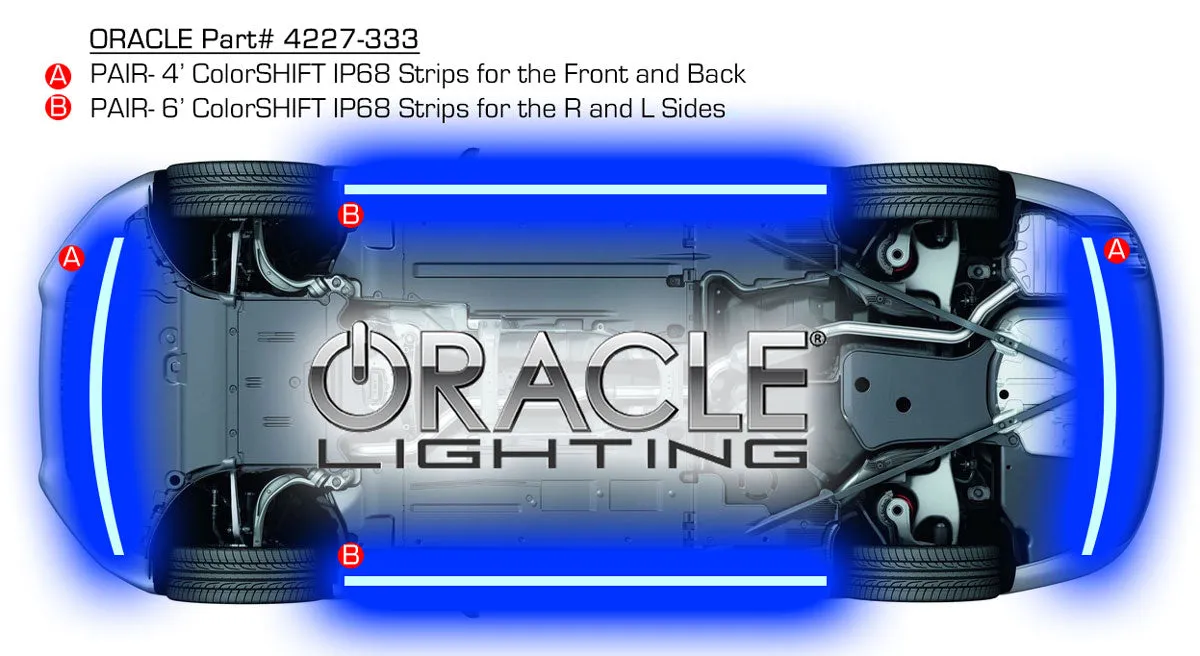 ORACLE Lighting Universal ColorSHIFT LED Underbody Kit - ColorSHIFT