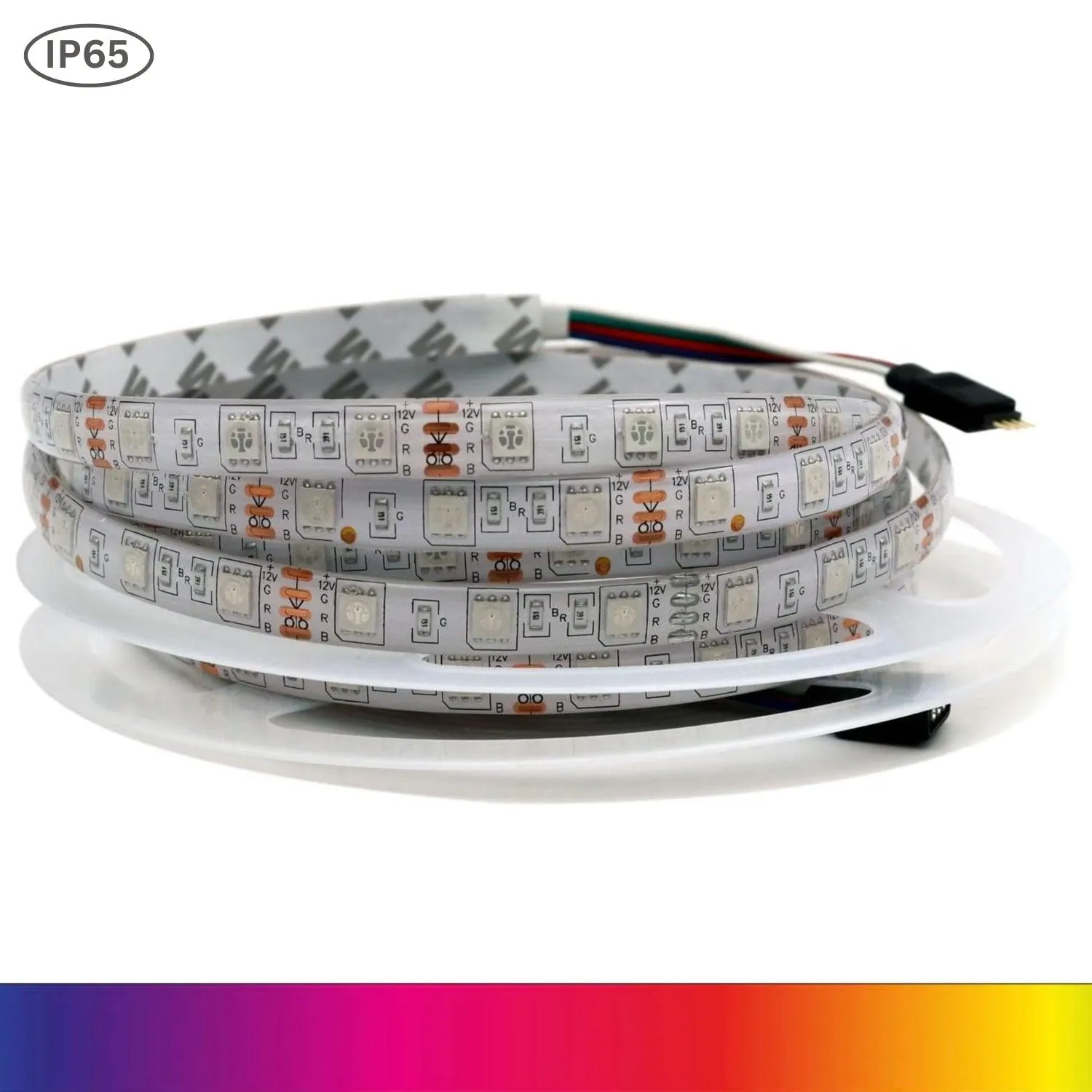 RGB LED Strip DC 12V 5050 IP65 Waterproof 60LED/m 5 Metre