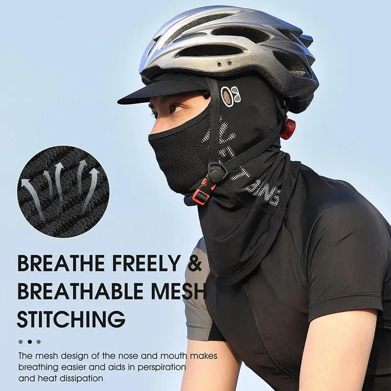 Summer Cycling Balaclava Ice Silk Sun UV Protection Bicycle Motorcycle Caps Face Cover Fishing Hiking Sports Hats