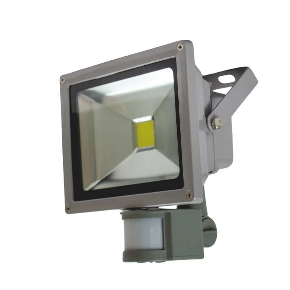 TCD - 20W 12V LED Waterproof Outdoor Motion Sensor Floodlight - Cold White