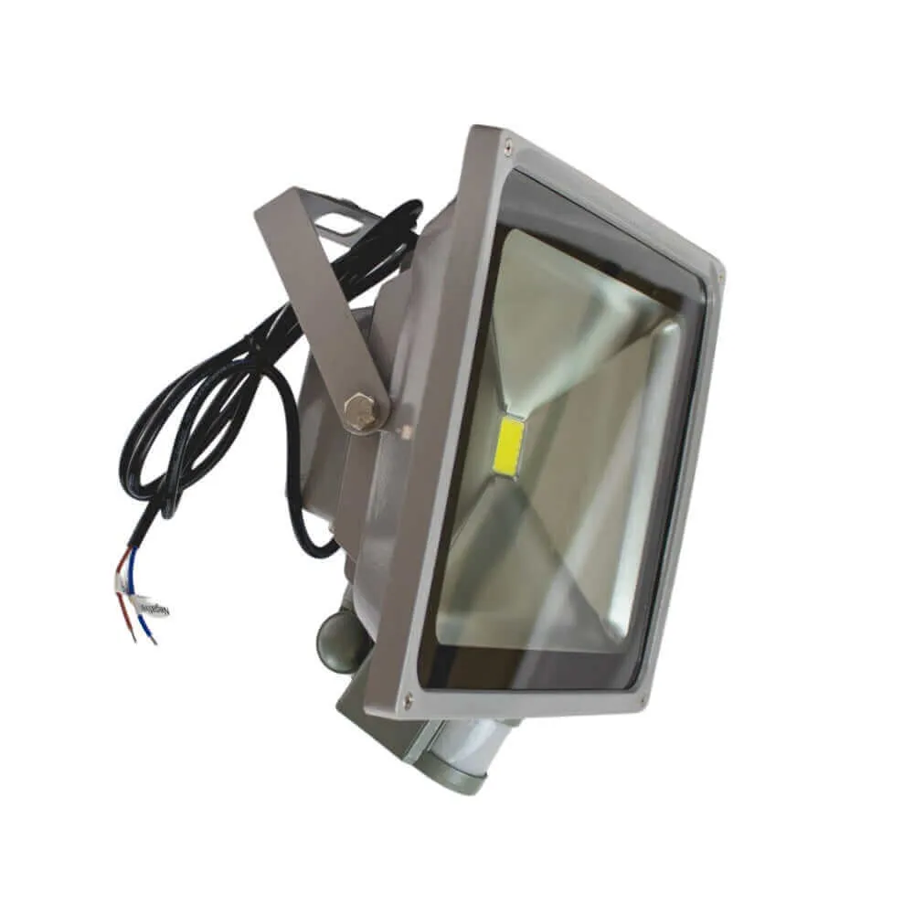 TCD - 50W 12V LED Waterproof Outdoor Motion Sensor Floodlight - Cold White