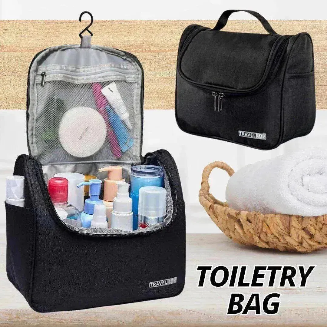 Toiletry Bag: Men Women Makeup Shave Organizer