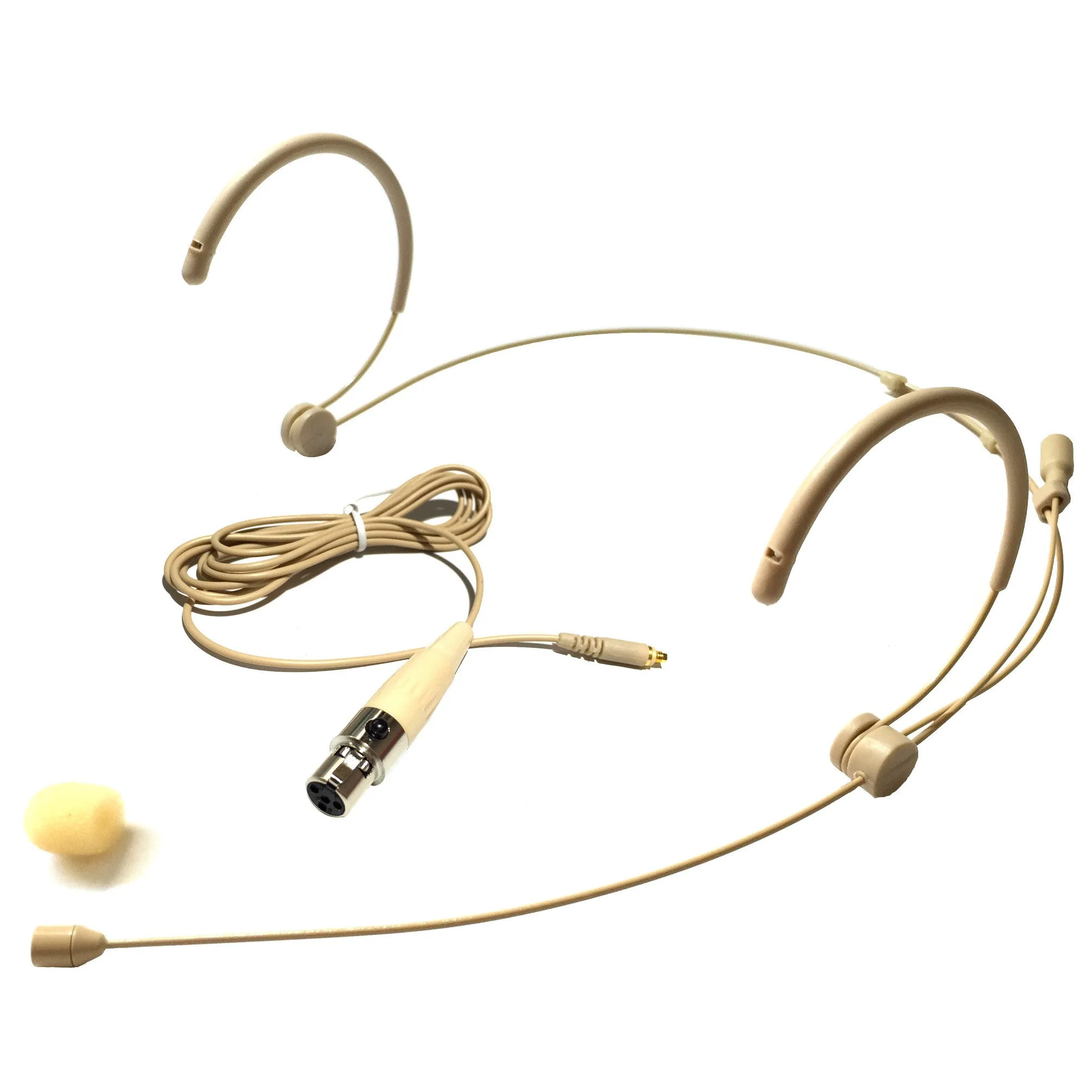 YPA 4016 Headset Headworn Microphone - Detachable Cable  - Omidirectional Mic